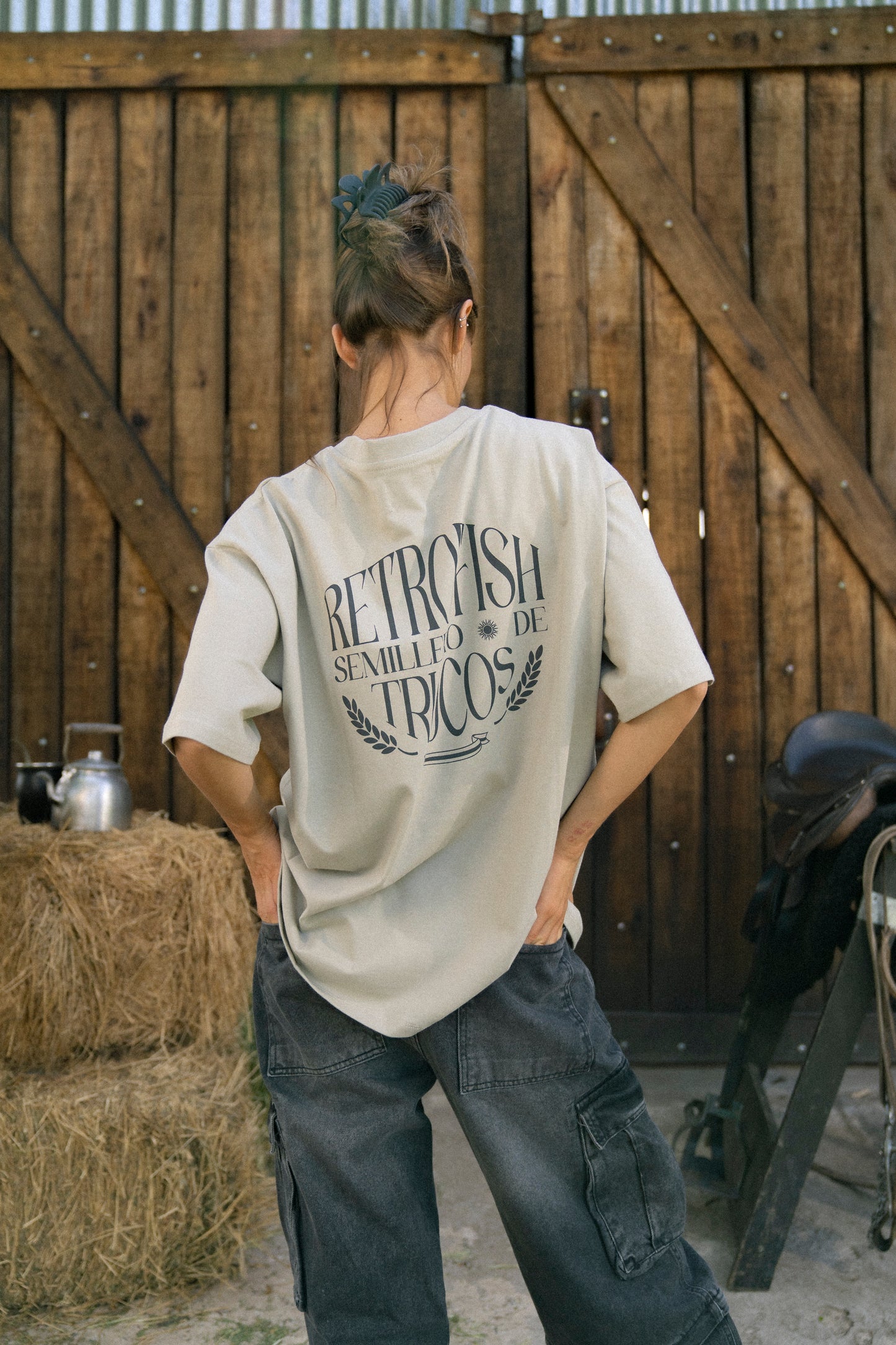 Remera Semillero Beige