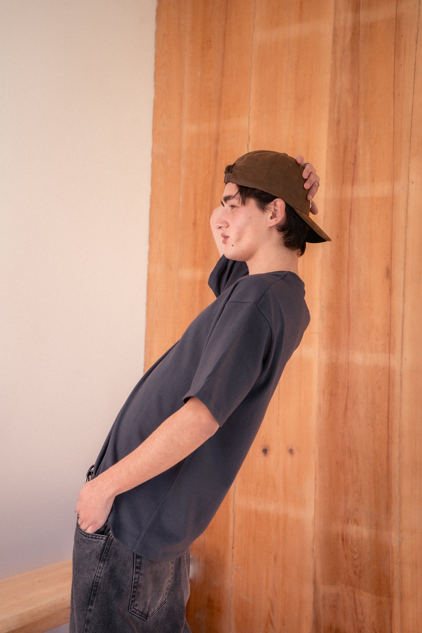 Remera Golpe de Suerte Gris