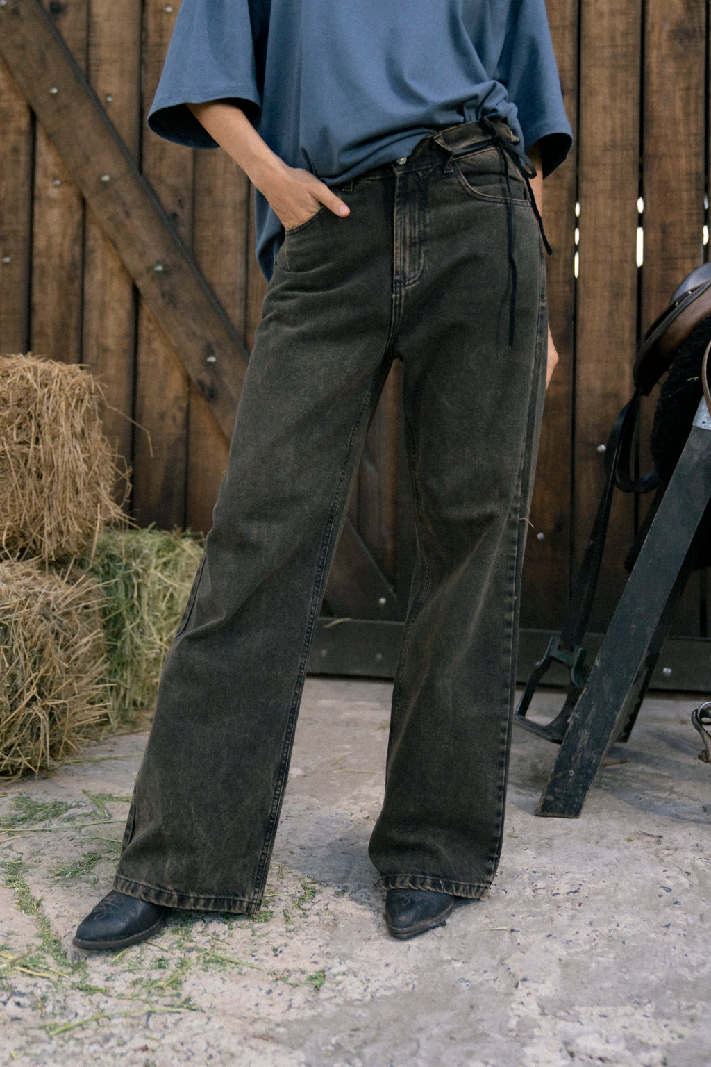 Pantalón Baggy Washed Oxido