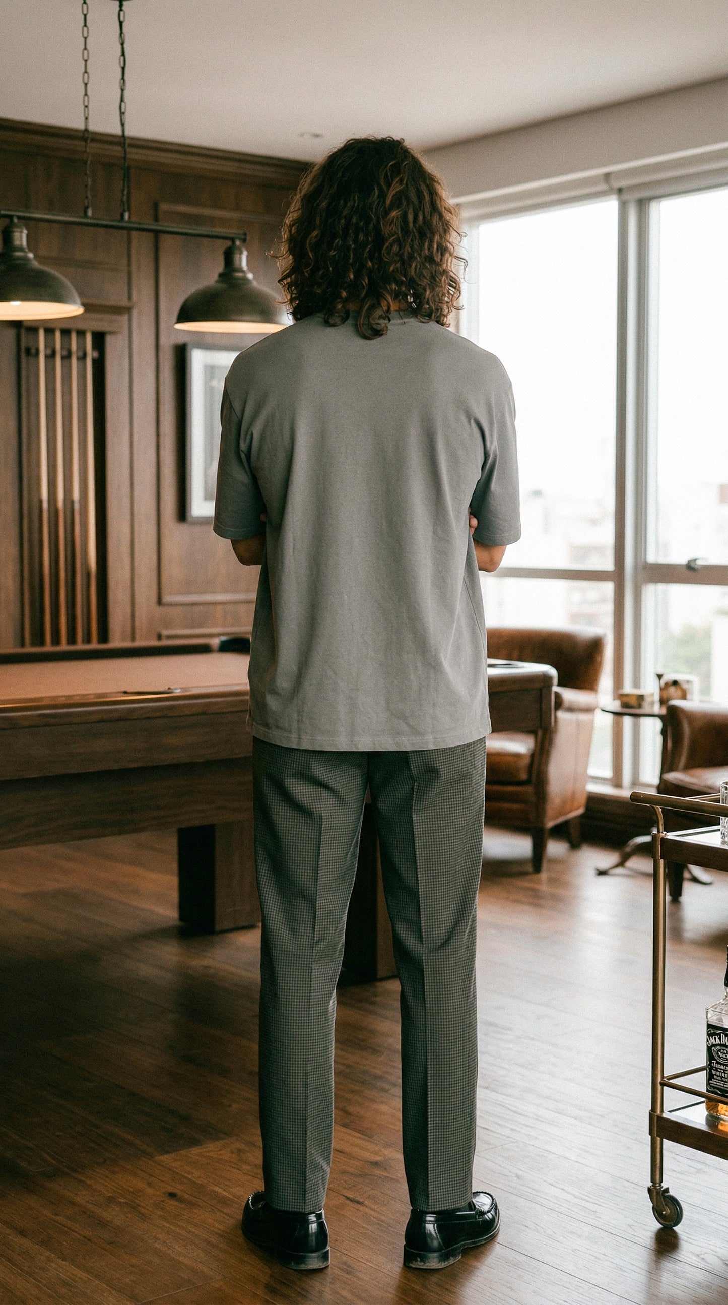 Remera Locked In Acero