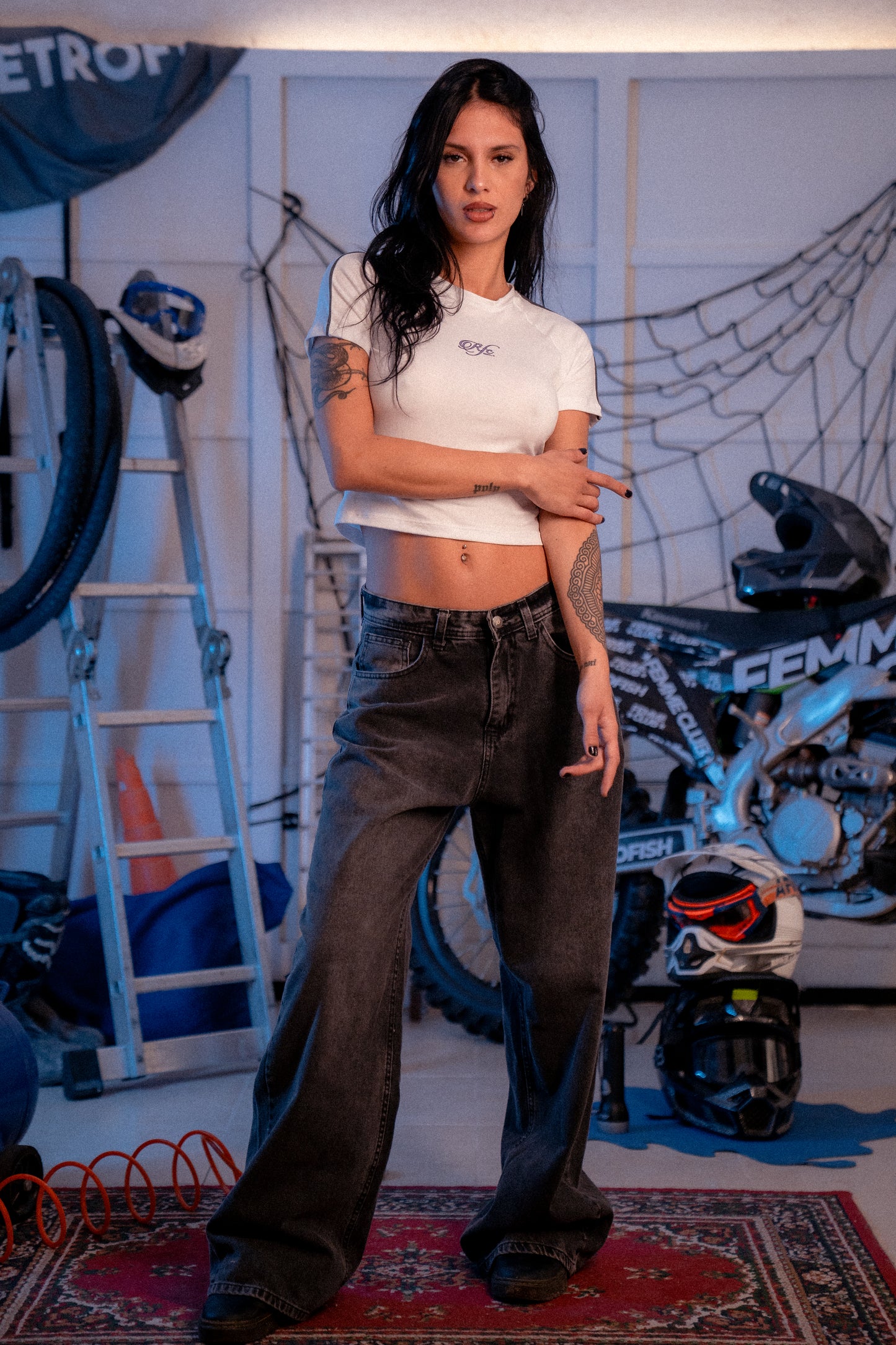 Crop Top RFC Blanco