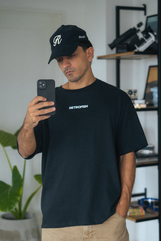 Remera Retrofish Classic Negra
