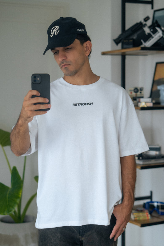 Remera Retrofish Classic Blanca