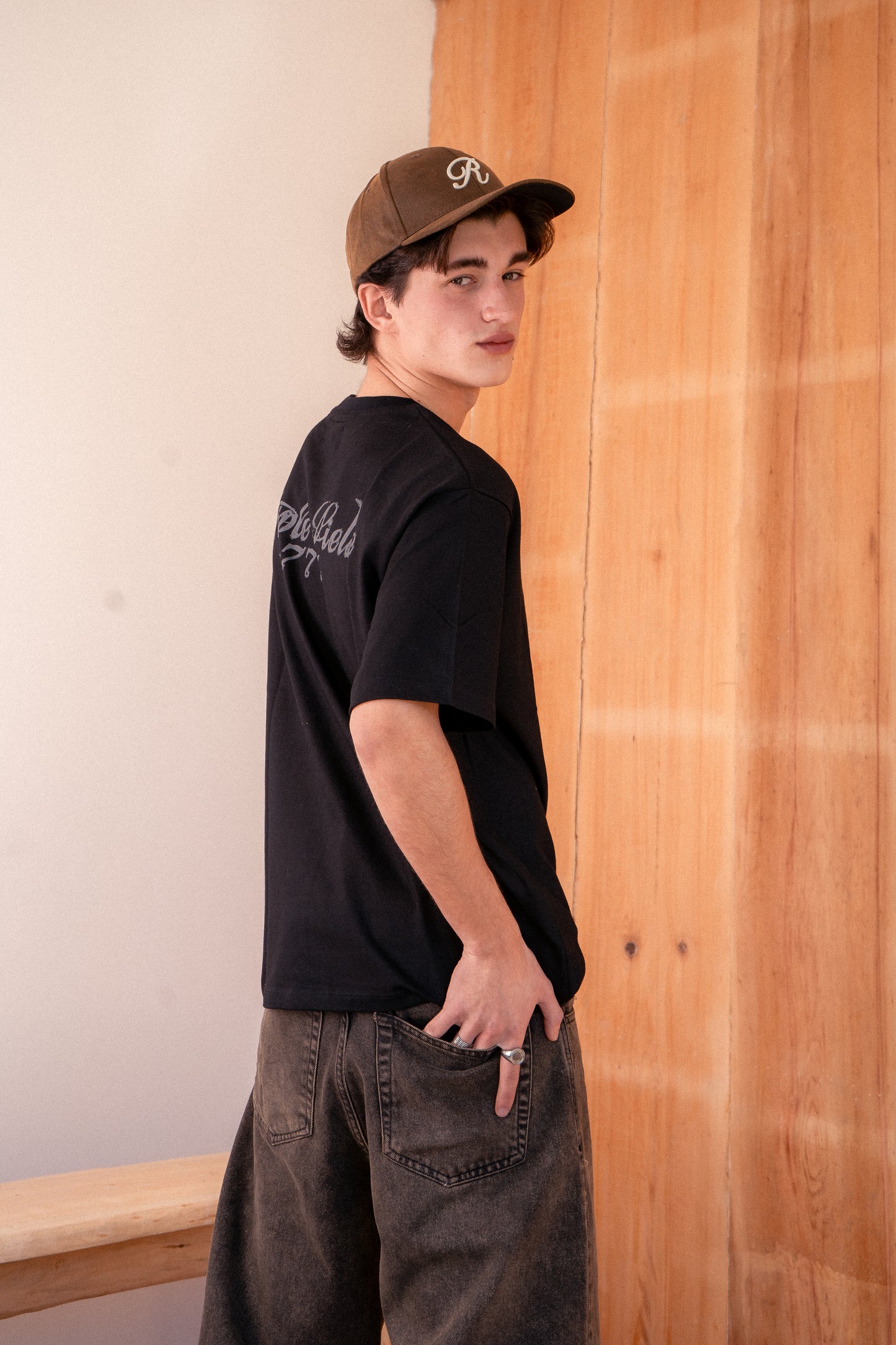 Remera Triple Siete Negra