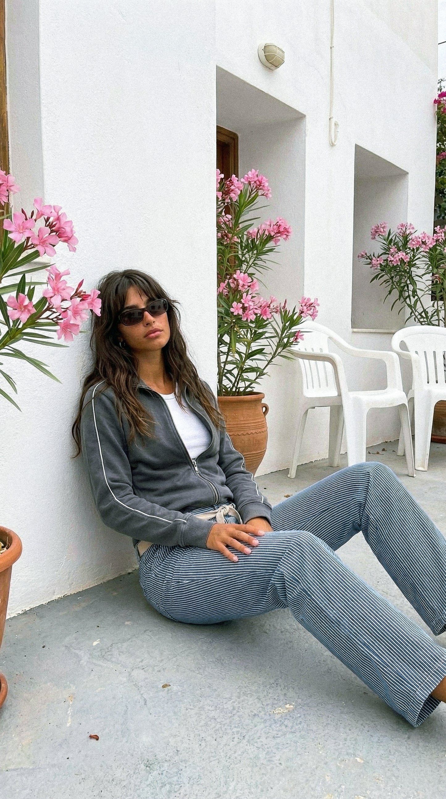 Buzo Zipper Gris Fishing Club