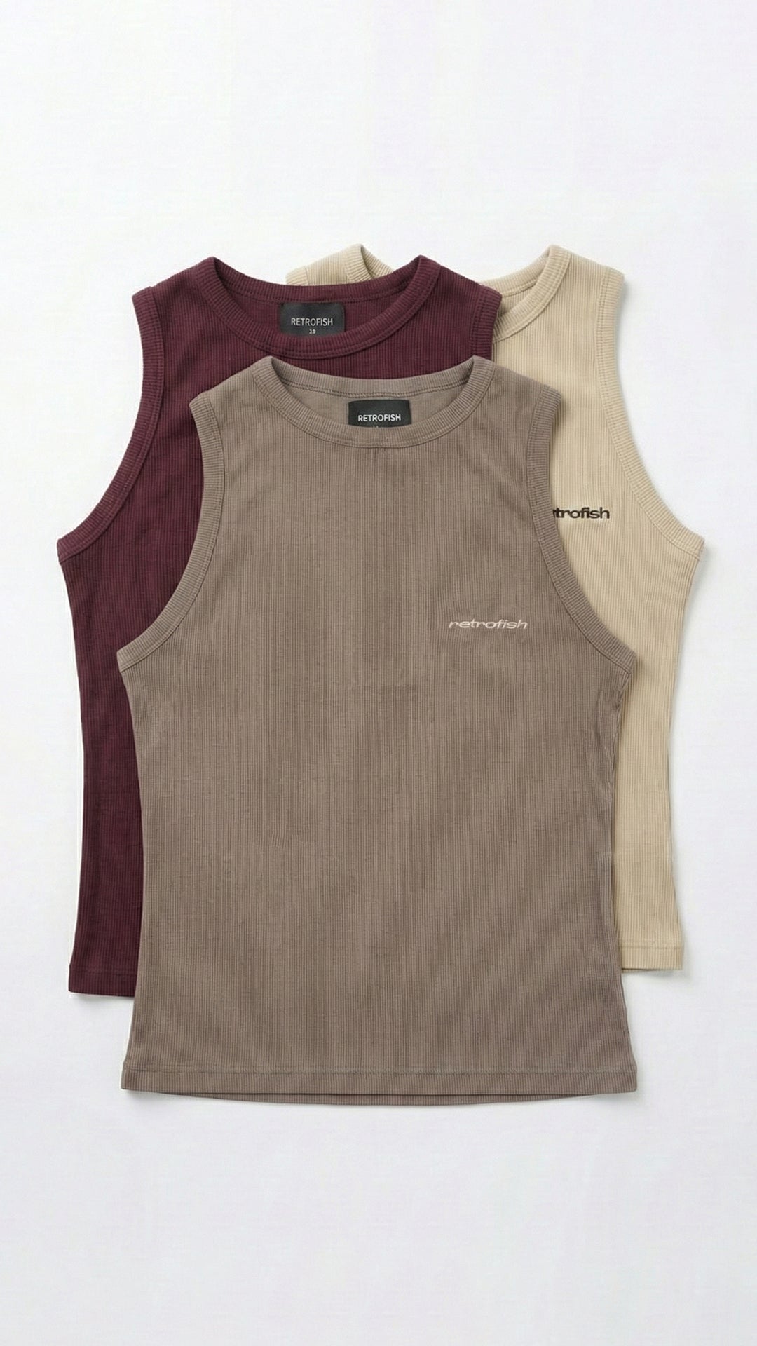 Pack Musculosa Ribb x3