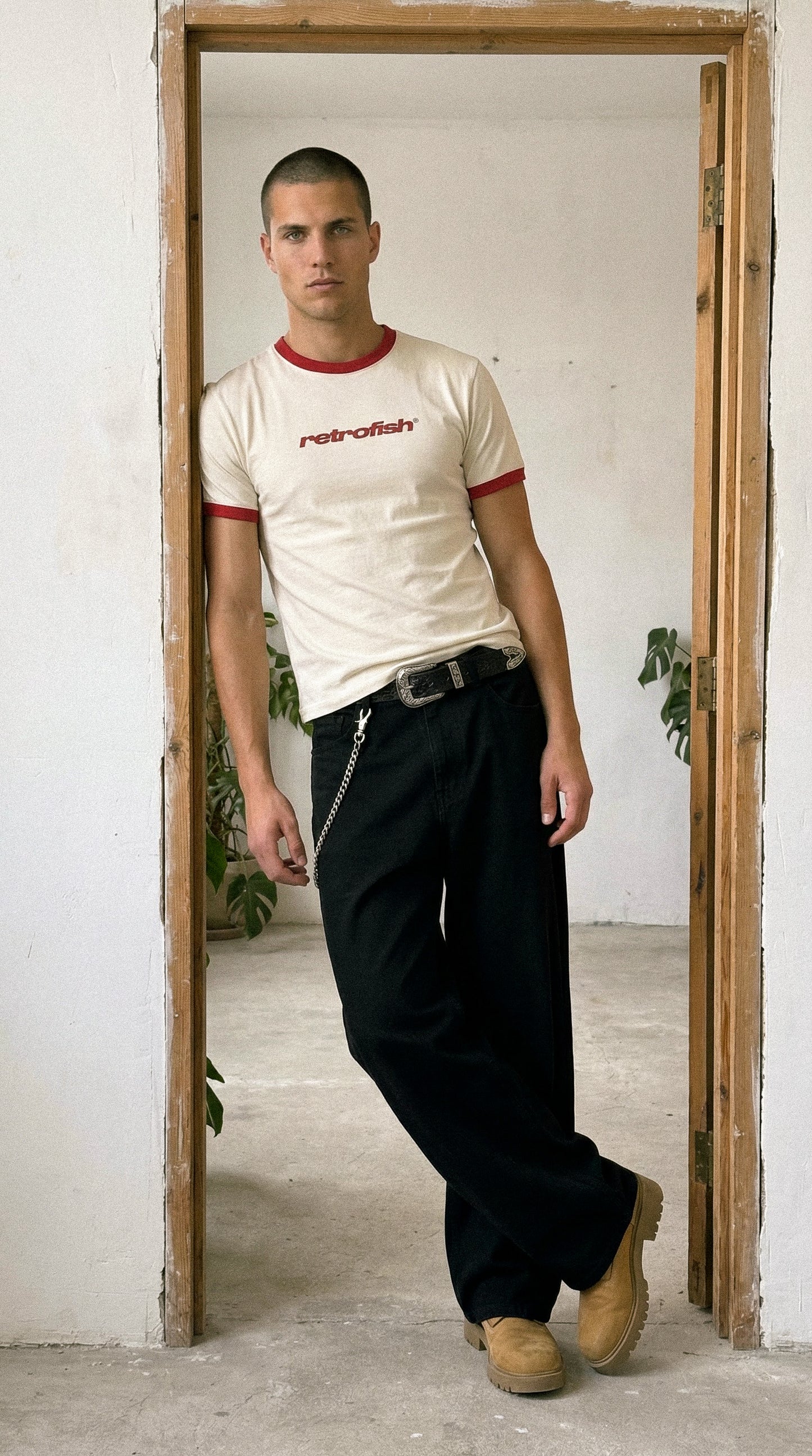 Remera Retrofish Core Rojo