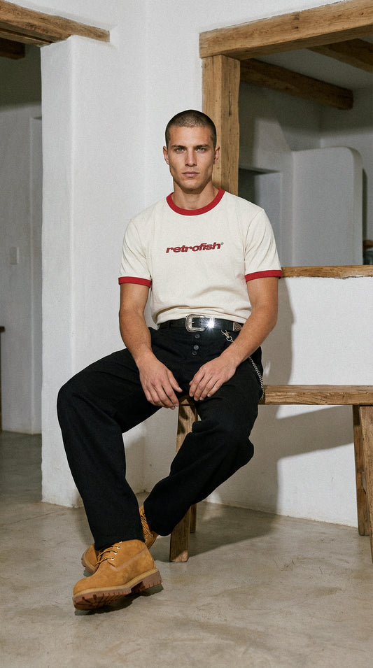 Remera Retrofish Core Rojo