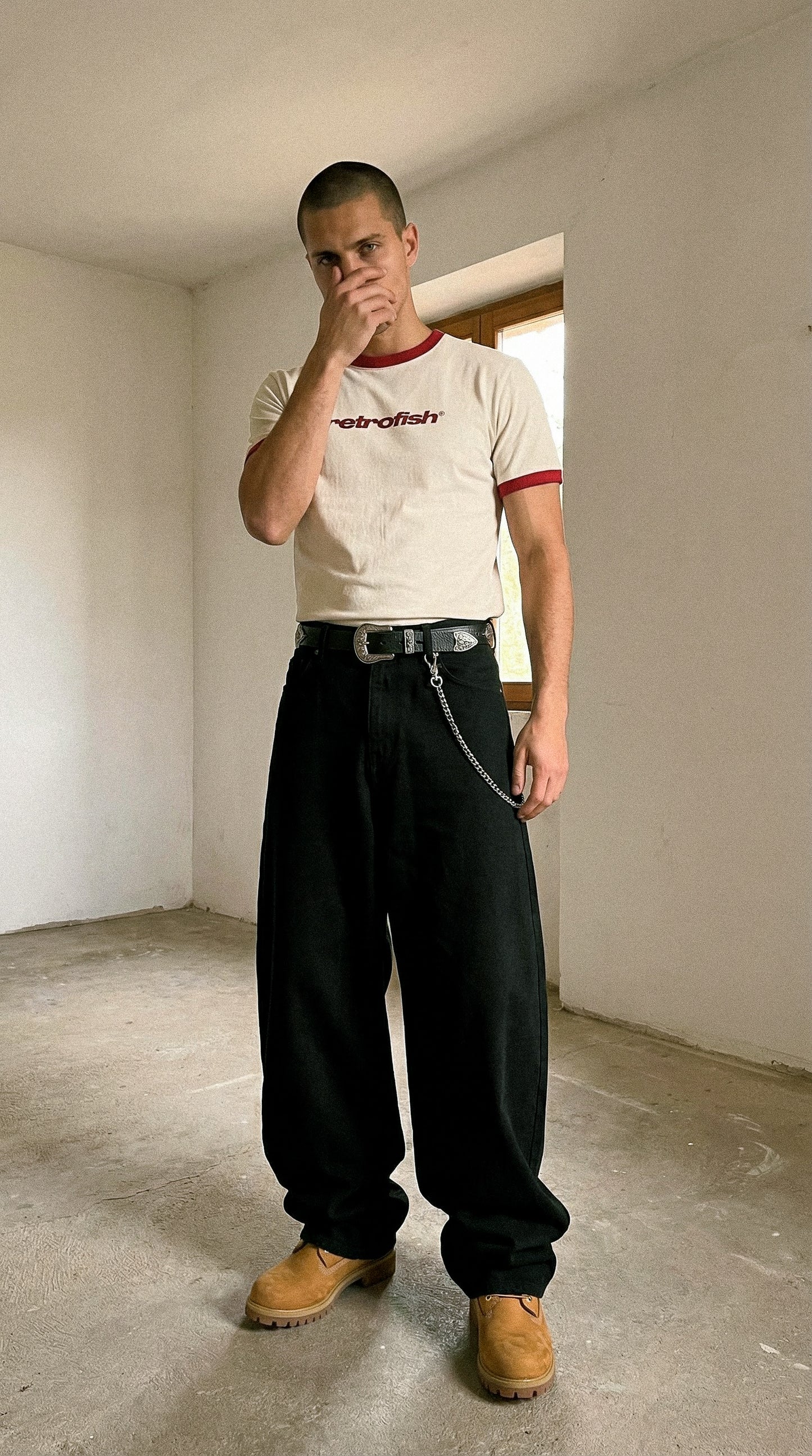 Remera Retrofish Core Rojo